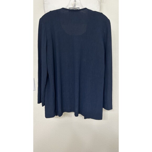 Alex Evenings Rhinestone Trim Twinset, Tank &Jacket, Navy, Sz 10P, Evening Wear - Picture 2 of 5